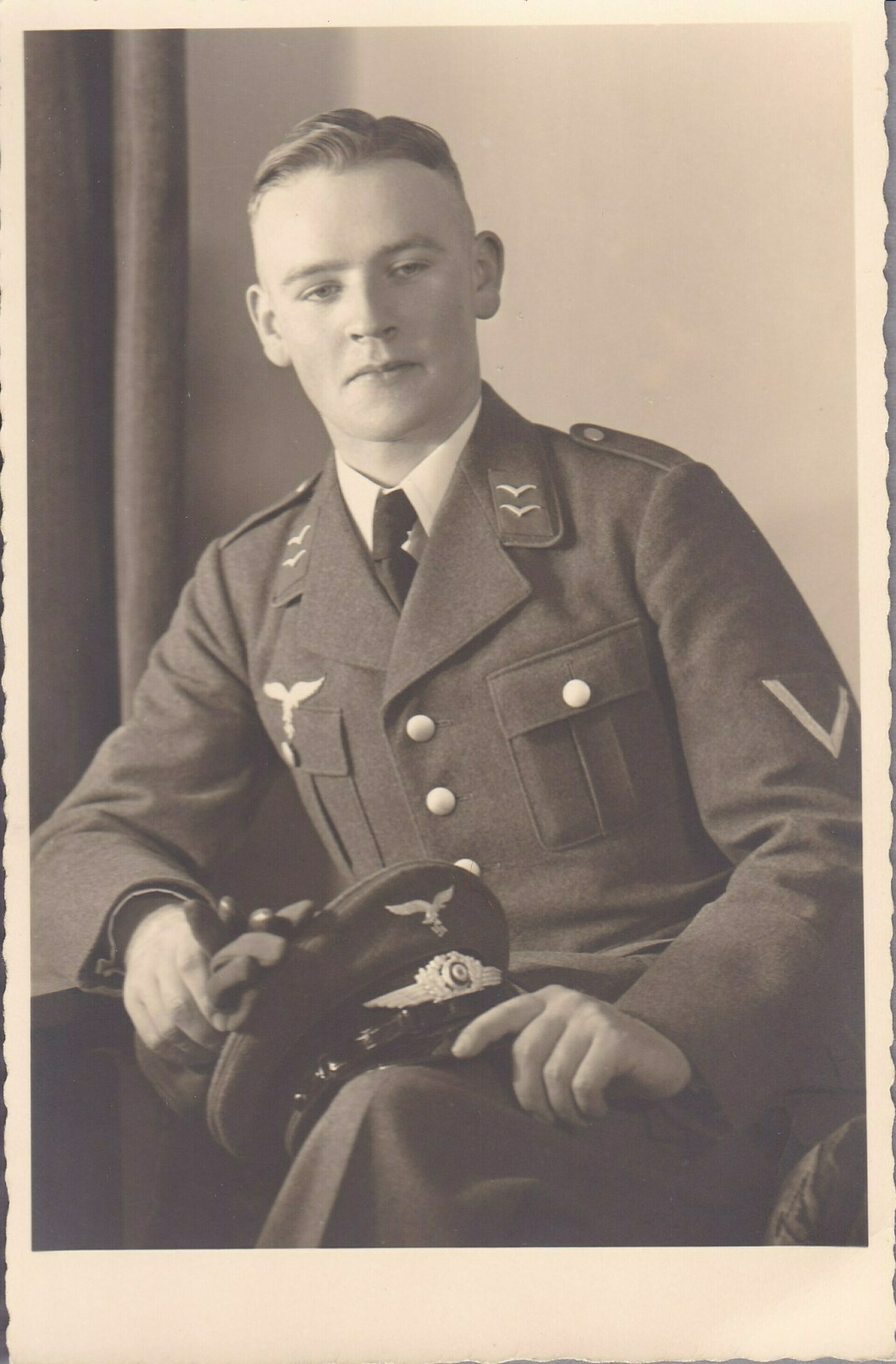 Luftwaffe Portrait Photo Gefreiter