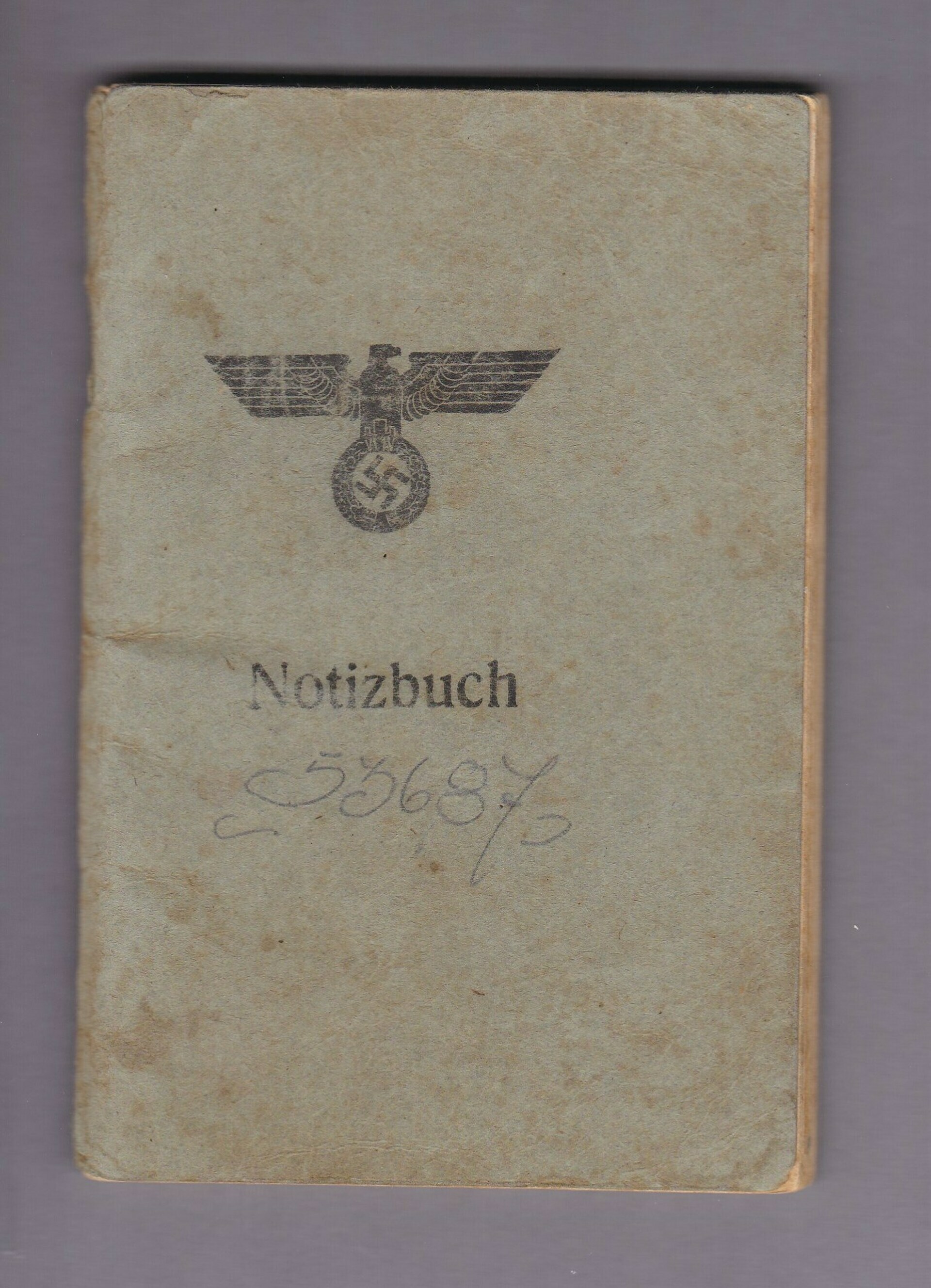 German Notebook/Calendar from 1945